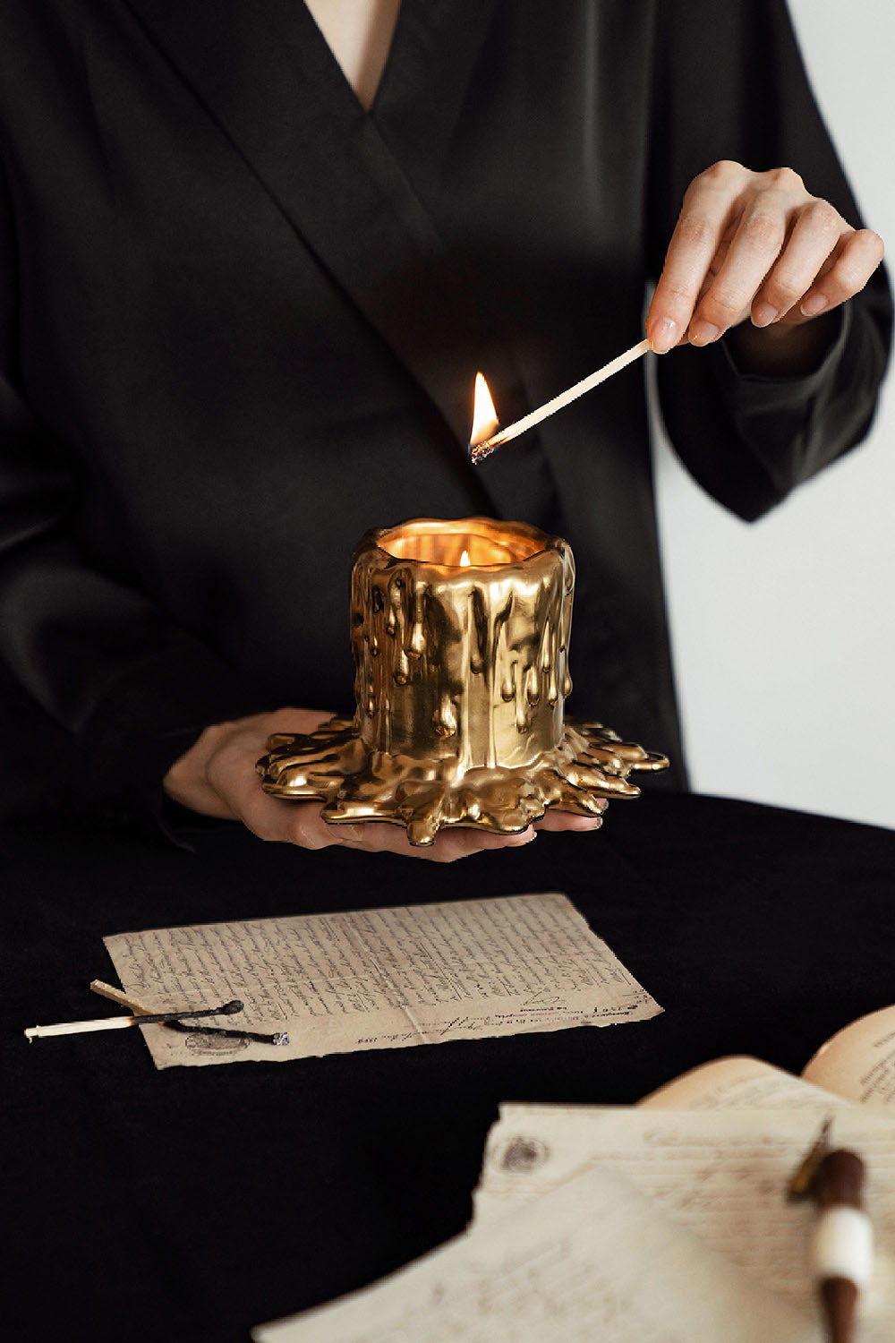 Golden Sunset Romantic Scented Candle Gift Set