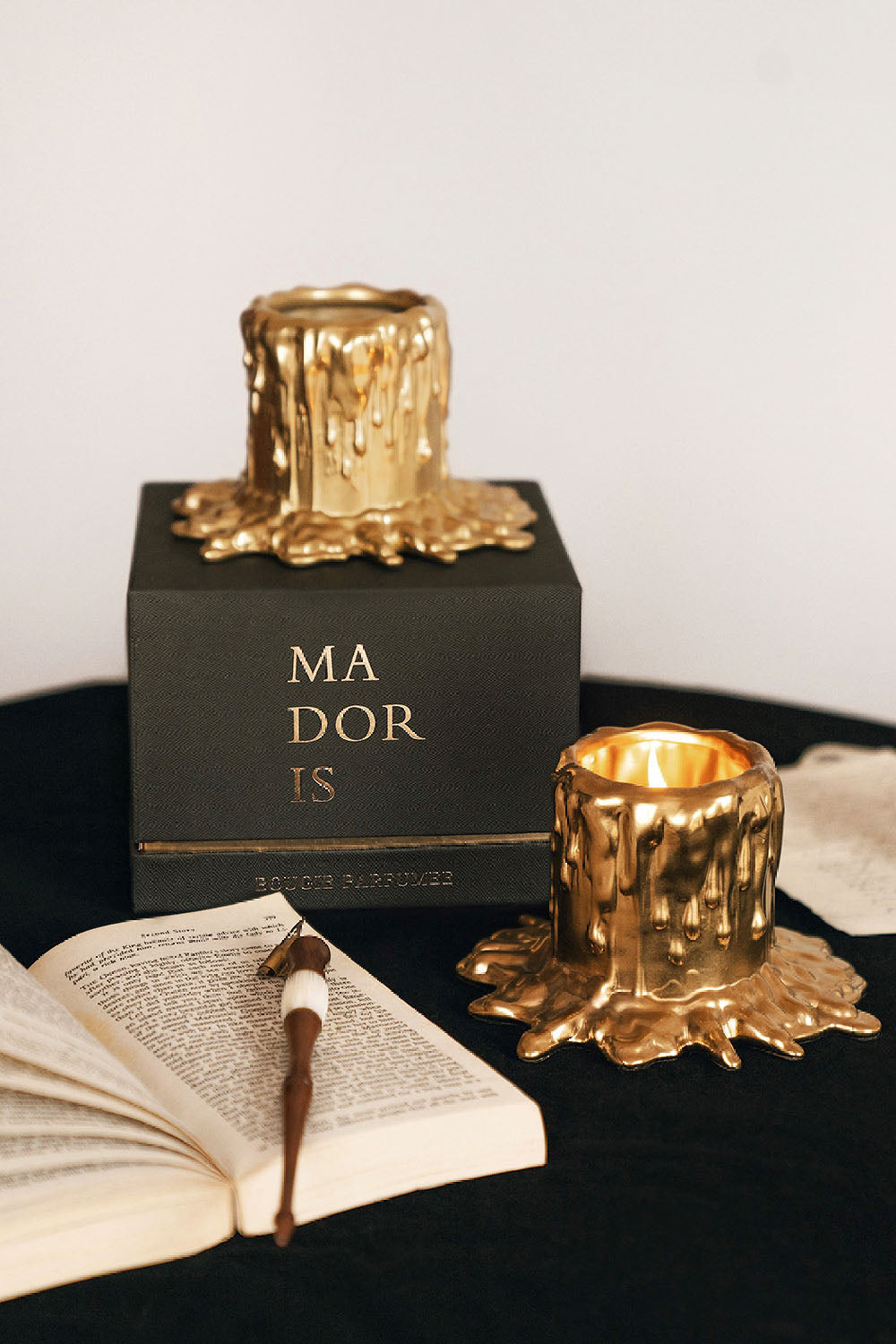 Golden Sunset Romantic Scented Candle Gift Set