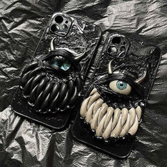 Gothic Devil Eyes Horns Handmade Mobile Phone Case( Customizable ) | ZAKAPOP