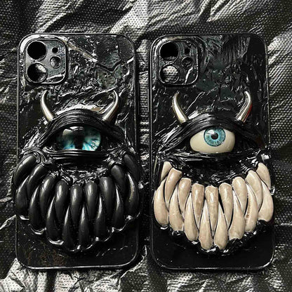 Gothic Devil Eyes Horns Handmade Mobile Phone Case( Customizable ) | ZAKAPOP
