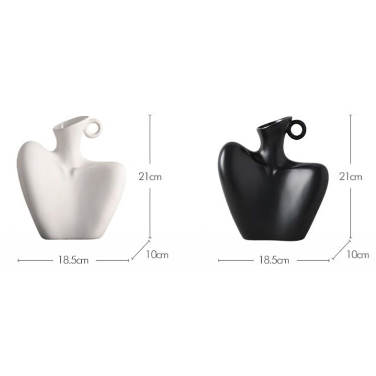 Graceful Shoulder Silhouette Vase