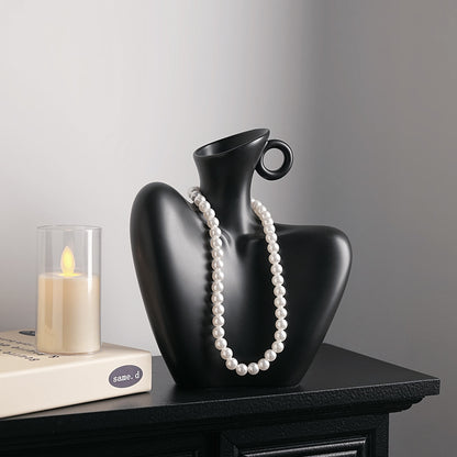 Graceful Shoulder Silhouette Vase