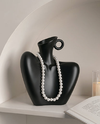 Graceful Shoulder Silhouette Vase