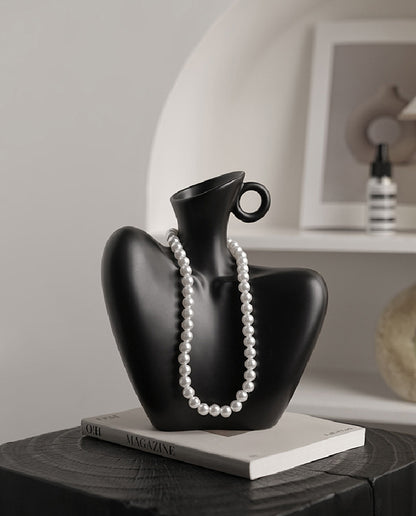 Graceful Shoulder Silhouette Vase