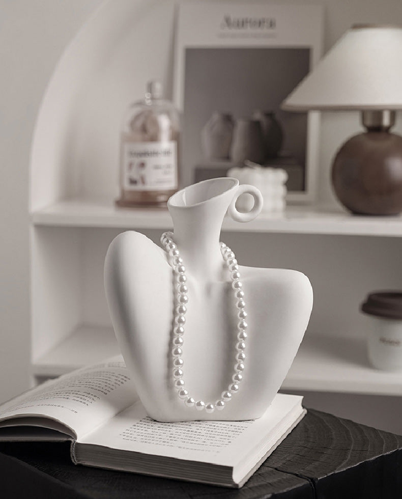 Graceful Shoulder Silhouette Vase