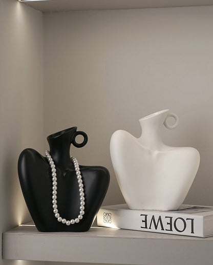 Graceful Shoulder Silhouette Vase