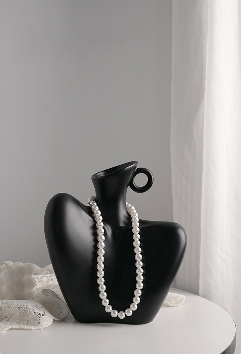 Graceful Shoulder Silhouette Vase