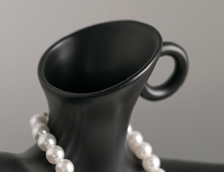 Graceful Shoulder Silhouette Vase