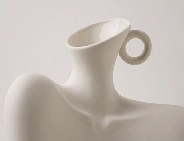 Graceful Shoulder Silhouette Vase