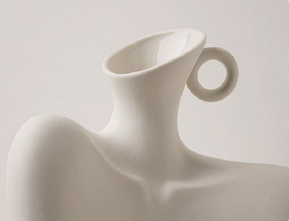 Graceful Shoulder Silhouette Vase