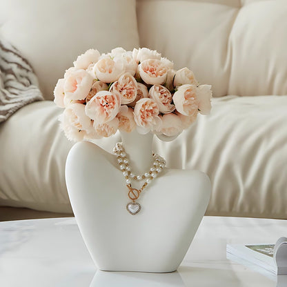 Graceful Shoulder Silhouette Vase