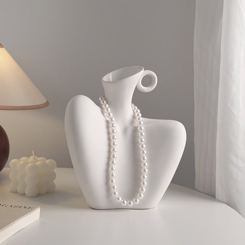 Graceful Shoulder Silhouette Vase