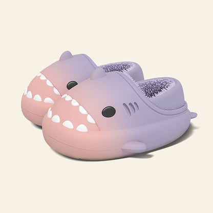 Gradient Full Heel Winter Shark Slippers (Adult) | ZAKAPOP