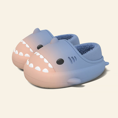 Gradient Full Heel Winter Shark Slippers (Adult) | ZAKAPOP
