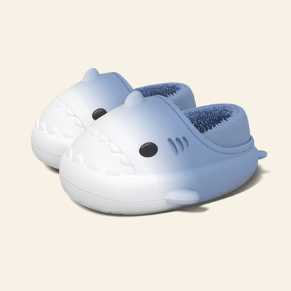 Gradient Full Heel Winter Shark Slippers (Adult) | ZAKAPOP