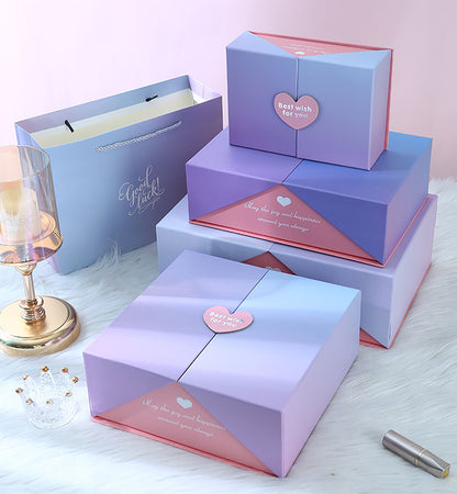 Gradient Two-Sided Opening Gift Box (not shipped alone) | ZAKAPOP