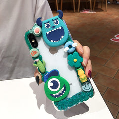 Handmade Green Cool Cartoon Character Cream Phone Case | ZAKAPOP
