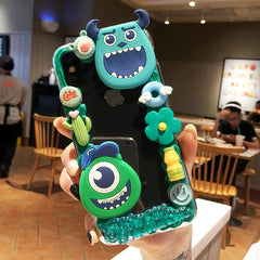 Handmade Green Cool Cartoon Character Cream Phone Case | ZAKAPOP
