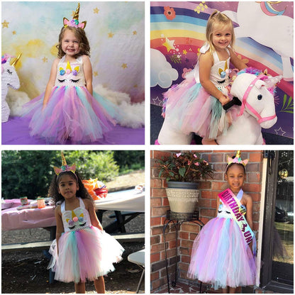 Handmade Sequin Unicorn Dress for Girls | Unicorn Gift