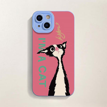 I'M A CAT Cute Pink iPhone Case | ZAKAPOP