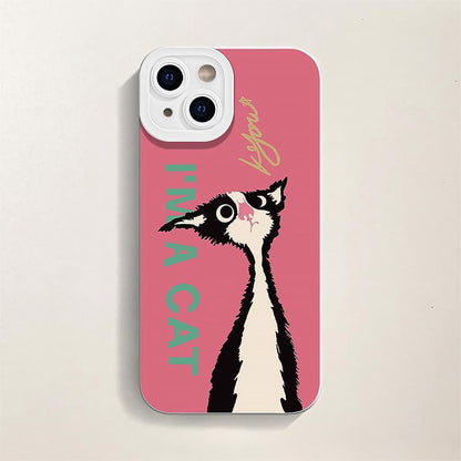 I'M A CAT Cute Pink iPhone Case | ZAKAPOP