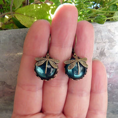 Ink Moons Dragonfly Earrings | ZAKAPOP