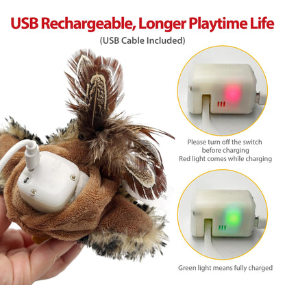 Interactive Electronic Cat Chirping Bird Toy | ZAKAPOP