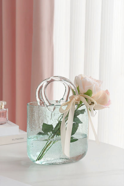 Isabella Glass Handbag Vase
