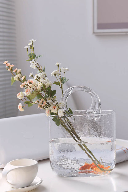 Isabella Glass Handbag Vase
