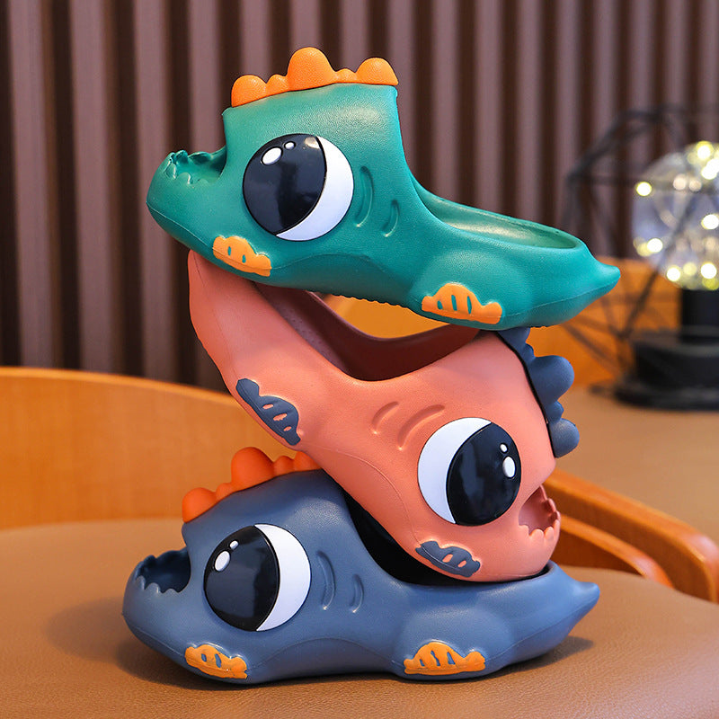 Kids Summer Cartoon Dinosaur Slippers | ZAKAPOP