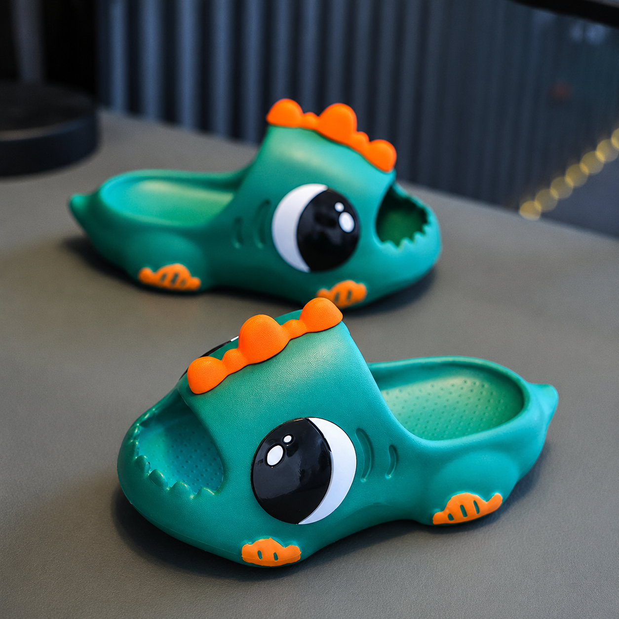 Kids Summer Cartoon Dinosaur Slippers | ZAKAPOP
