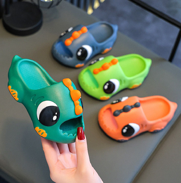 Kids Summer Cartoon Dinosaur Slippers | ZAKAPOP