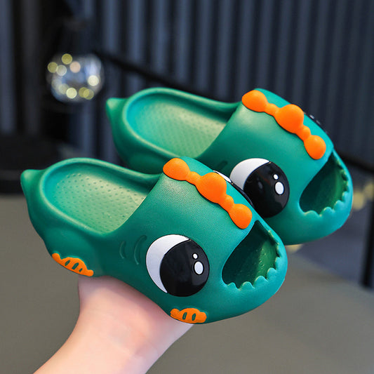 Kids Summer Cartoon Dinosaur Slippers | ZAKAPOP