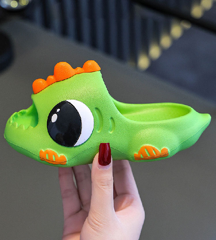 Kids Summer Cartoon Dinosaur Slippers | ZAKAPOP