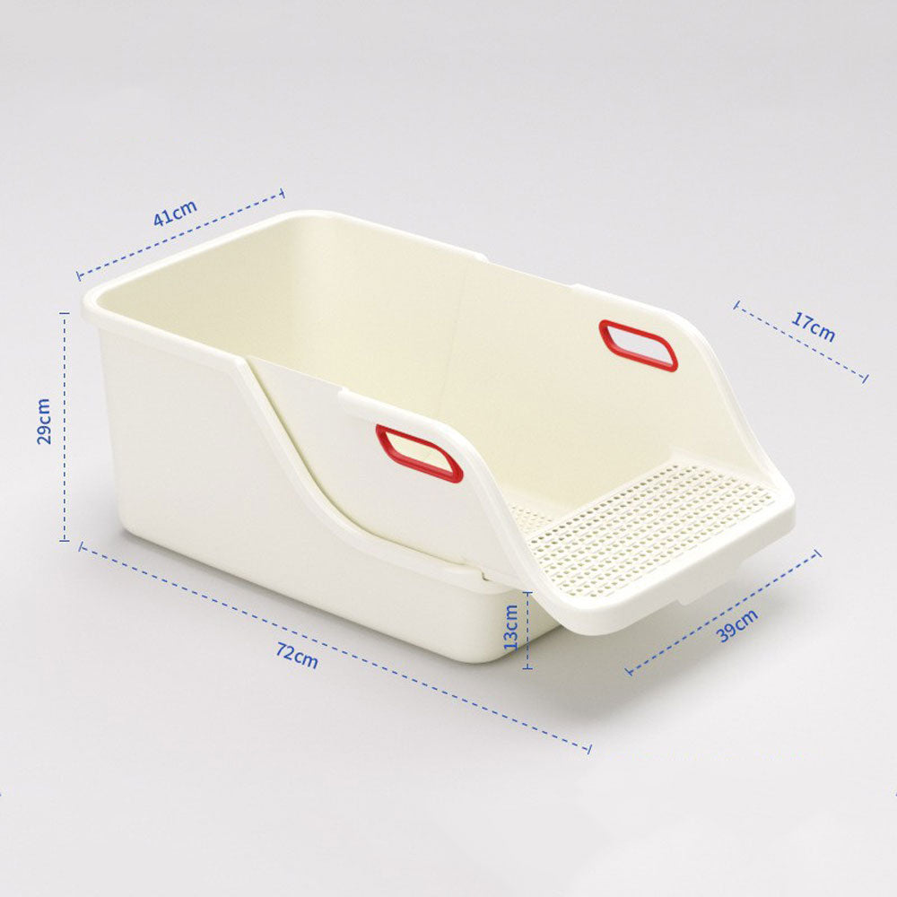 Large Sifting Cat Litter Box, High Sided | ZAKAPOP