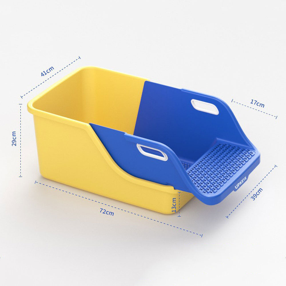 Large Sifting Cat Litter Box, High Sided | ZAKAPOP