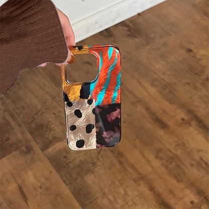 Leopard Four-Color  Pattern iPhone Case | ZAKAPOP