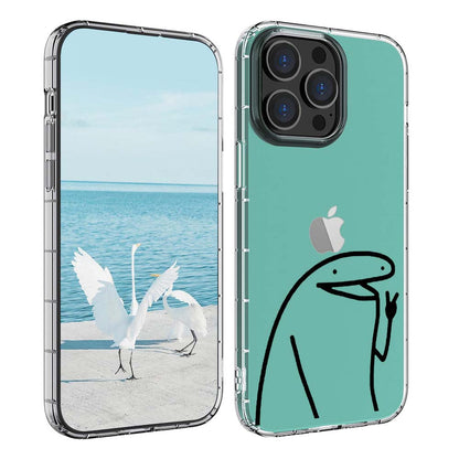 Lightweight Transparent iPhone Soft Case with Funny Emoticons | ZAKAPOP