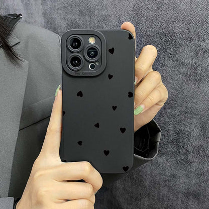 Love Heart Pattern Phone Case for iPhone | ZAKAPOP