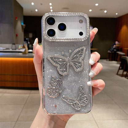 Luxury 3D Glitter Zircon Butterfly Phone Case | ZAKAPOP
