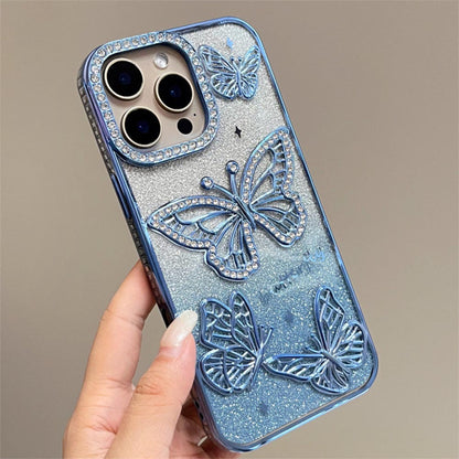 Luxury 3D Glitter Zircon Butterfly Phone Case | ZAKAPOP