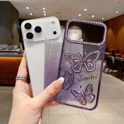 Luxury 3D Glitter Zircon Butterfly Phone Case | ZAKAPOP