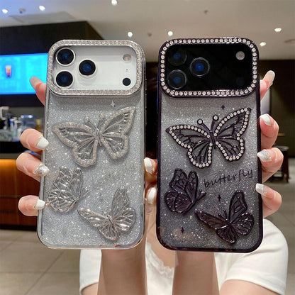 Luxury 3D Glitter Zircon Butterfly Phone Case | ZAKAPOP