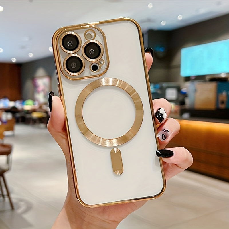 Plating Clear Magnetic Phone Case | ZAKAPOP