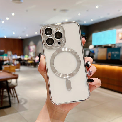 Plating Clear Magnetic Phone Case | ZAKAPOP