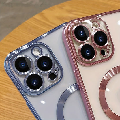 Plating Clear Magnetic Phone Case | ZAKAPOP