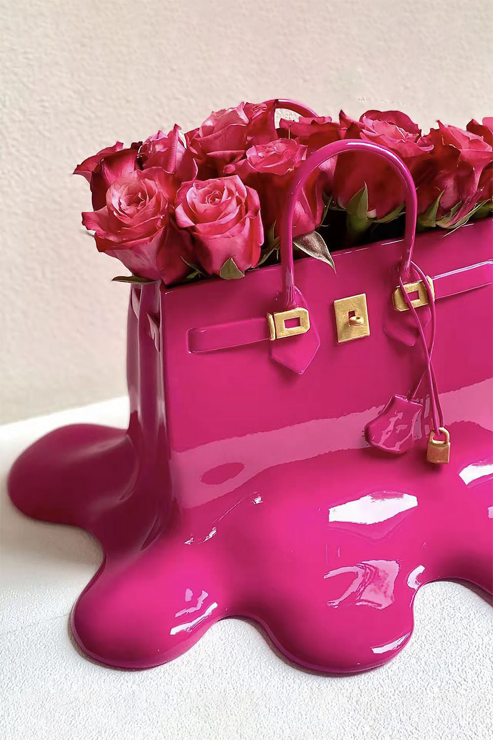 Lyra Handbag Resin Vase