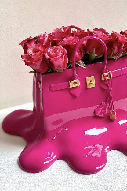 Lyra Handbag Resin Vase