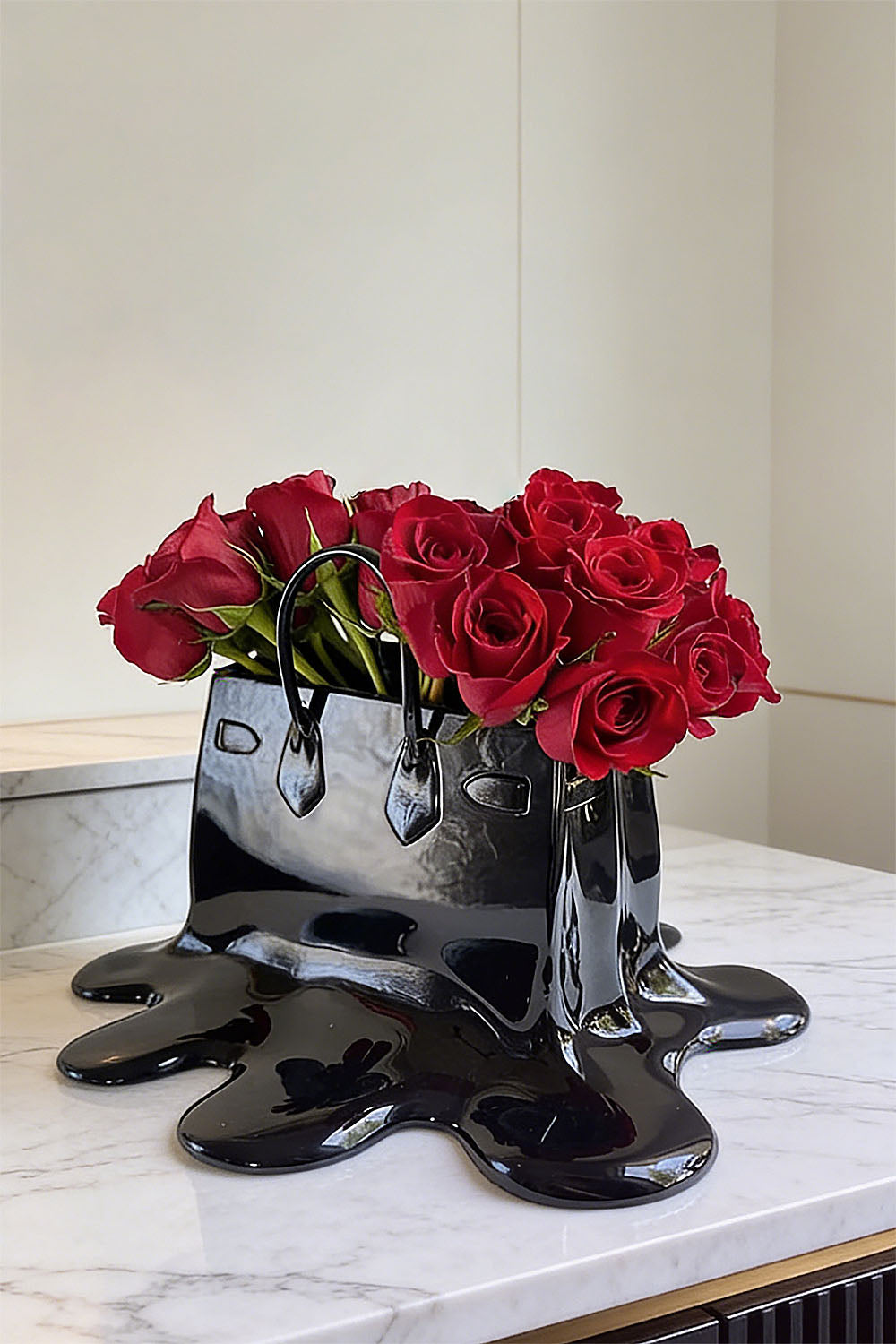 Lyra Handbag Resin Vase