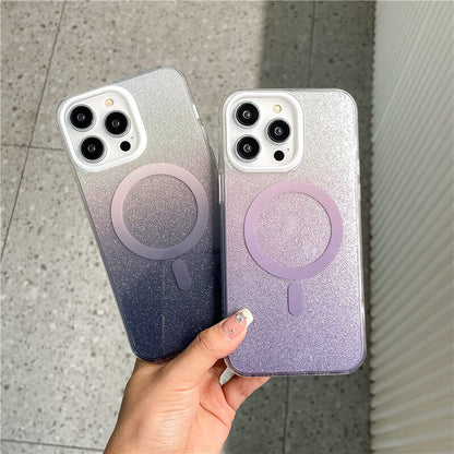 Magnetic Sparkle Gradient Phone Case | ZAKAPOP